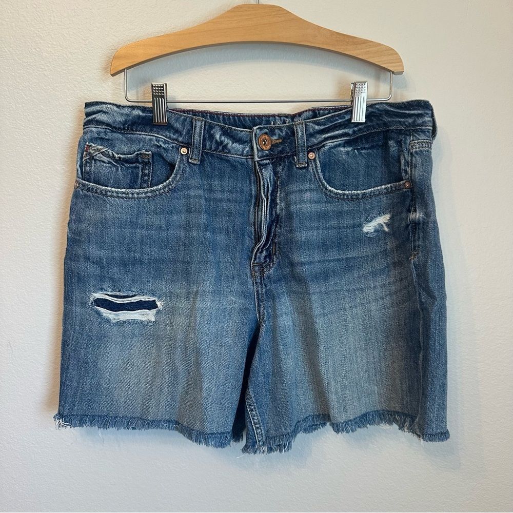 Edgely Classic Distressed Denim‎ Shorts - Blue